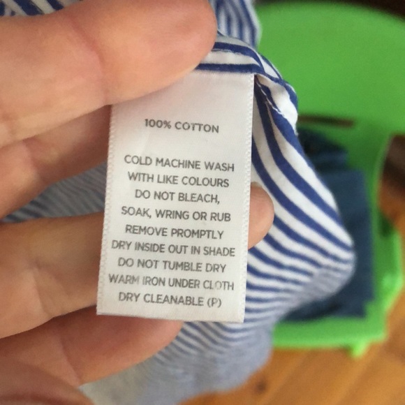 Blue and white stripe ladies shirt - Picture 4 of 6